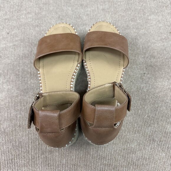 Soda‎ Sandals Women 8.5 Platform Brown - Picture 8 of 9